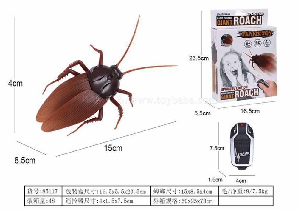 Cockroaches / animal toys with remote control