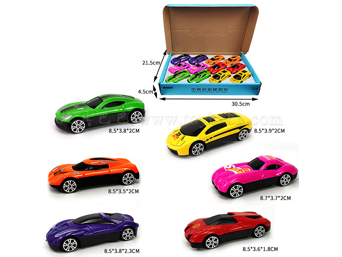 Coasting car (6 models) alloy car toys