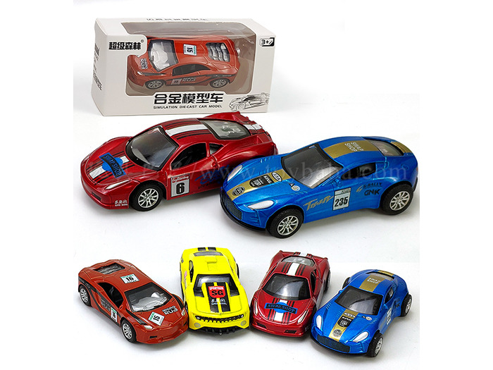 Huili racing (4 models) alloy car toys