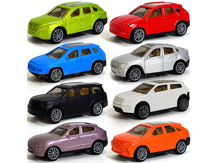 Alloy car matte pearlescent (8 models) alloy car toys