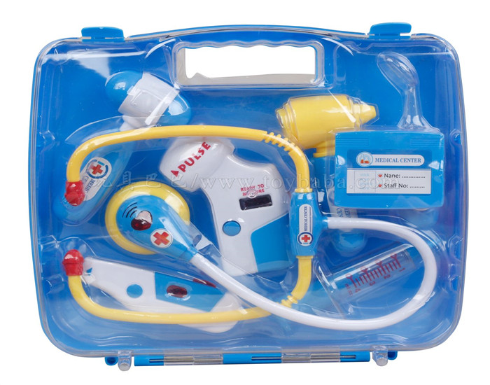 Medical equipment men’s portable box medical equipment toys family toys (light, sound, power pack ag10 * 10)