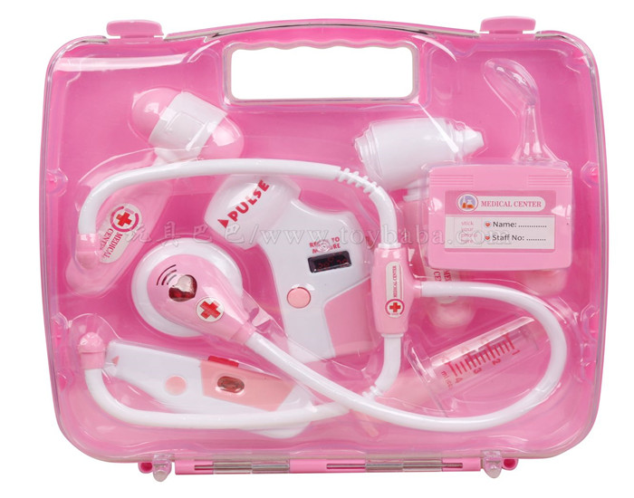 Medical equipment women’s portable box medical equipment toys family toys (light, sound, power pack ag10 * 10)