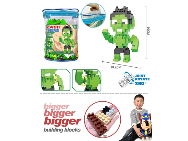 Superhero Hulk building blocks (141pcs)
