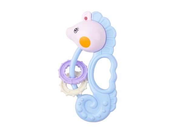 Seahorse boiled bell ringing baby toy tooth bite