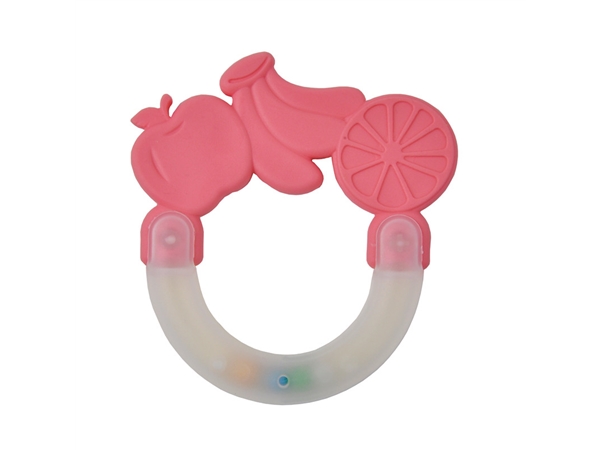 Fruit plate can be boiled bell ringing baby toy tooth bite