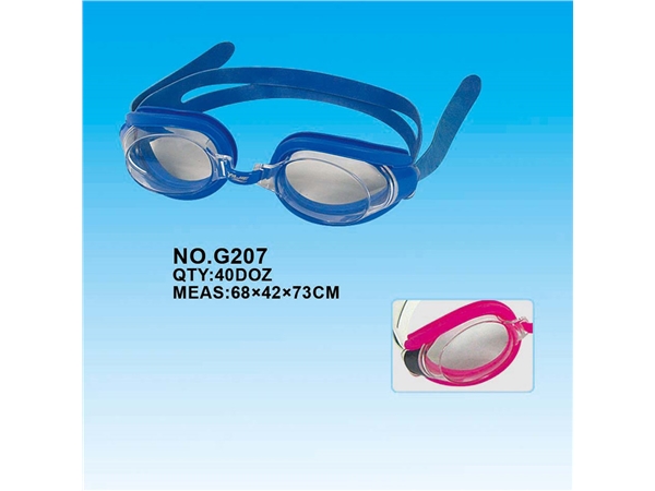 The silicone swimming goggles head with equipment Diving glasses snorkeling