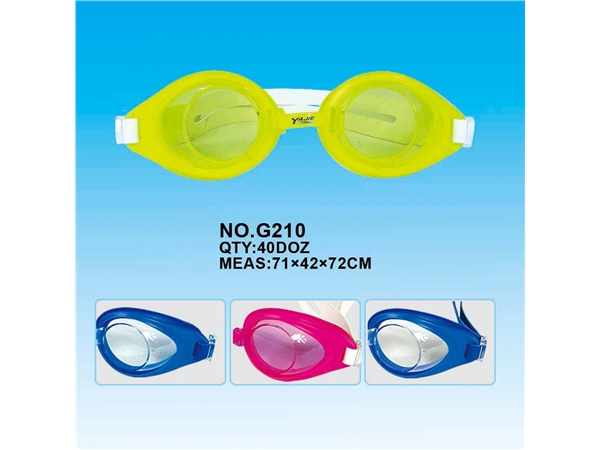 Silica gel with swimming goggles and equipment Diving glasses