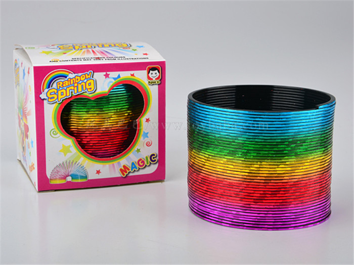 No. 2 Flash laser rainbow circle puzzle toy novel toy