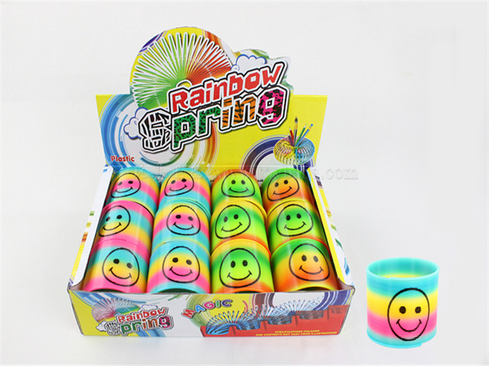 12 smiling faces rainbow circle educational toys novelty toys