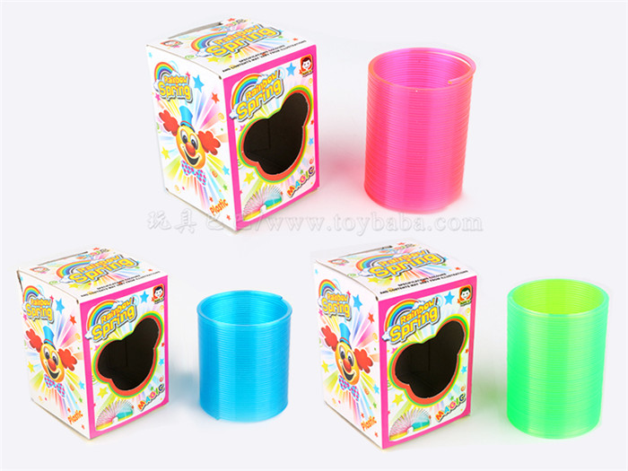No. 5 4-color transparent rainbow circle educational toys novelty toys