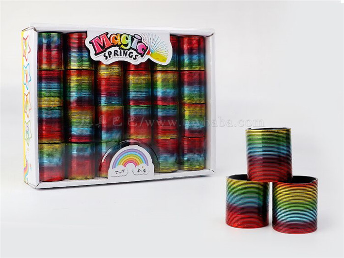 24 bronzed rainbow circle educational toys novelty toys