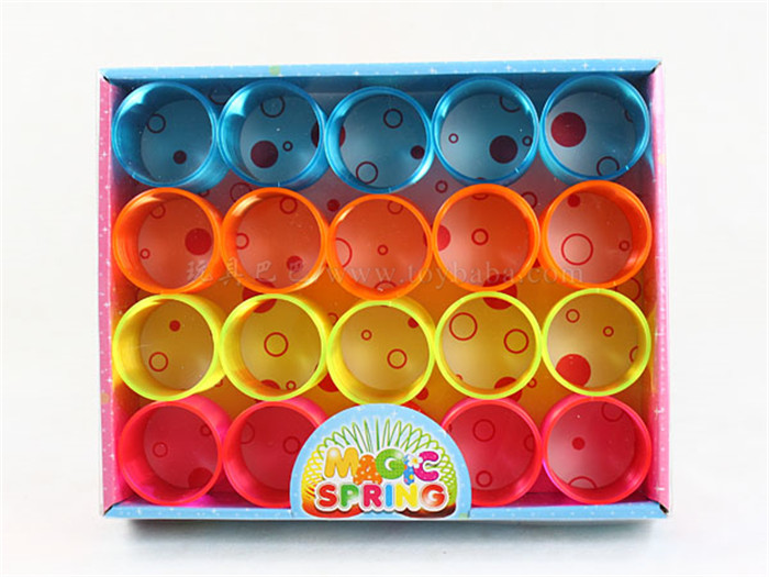 20 4-color transparent rainbow circle educational toys novelty toys