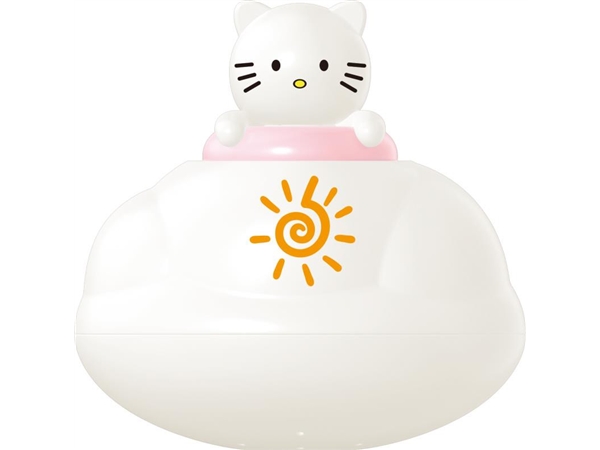 Bathroom floating rain clouds (white cat) bath toys