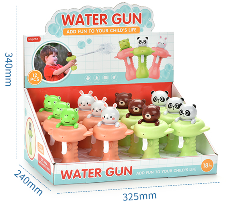 Bath cartoon water gun (4 mixed water gun toys)