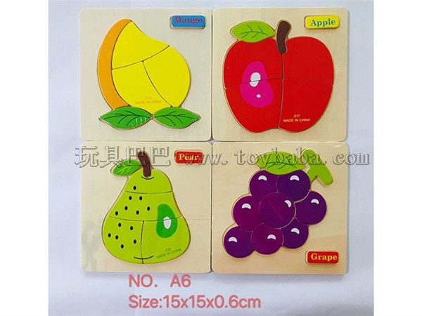 Fruit puzzle (four mixed packages)