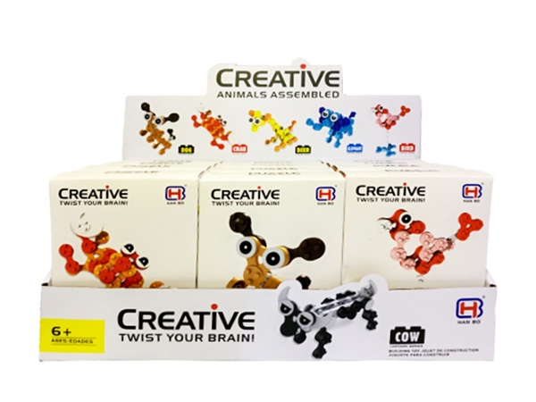 Creative building block assembly