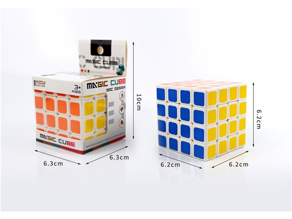 Fourth order white background heat transfer cube