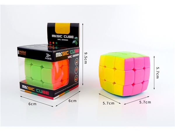 Third order real color bread cube