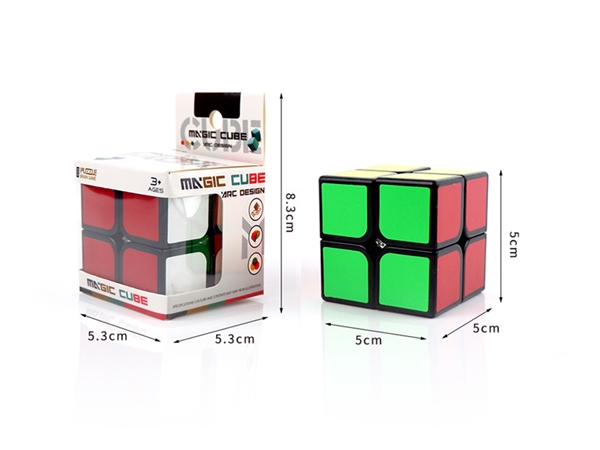 5cm second order black background labeling magic cube