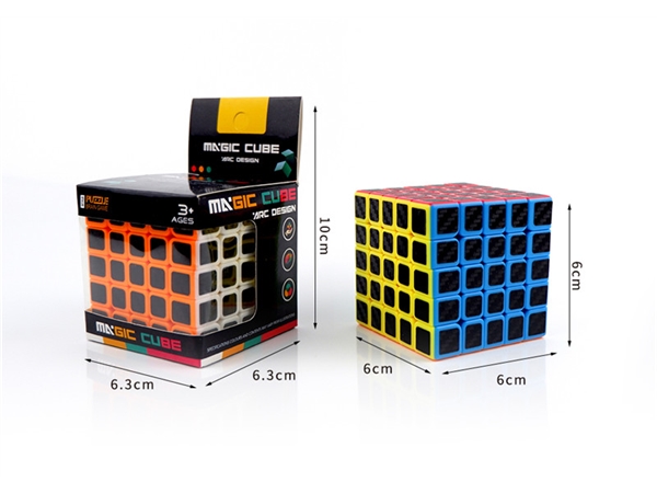 Fifth order solid color carbon fiber cube