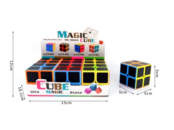 5cm second-order solid color carbon fiber cube