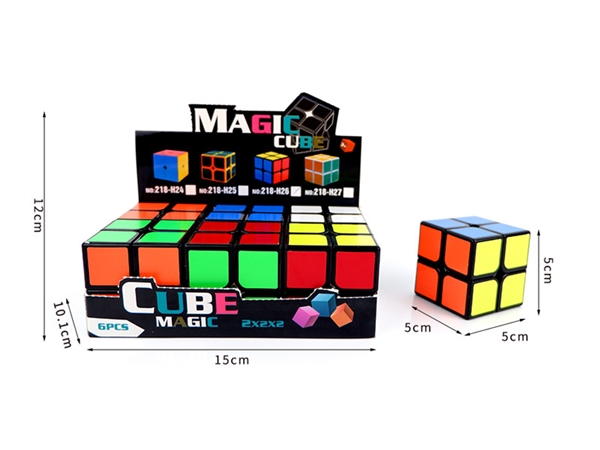 5cm second order black background labeling magic cube