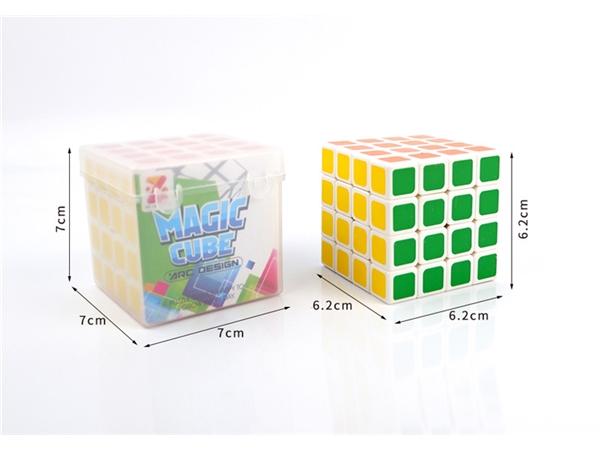 Fourth order white background heat transfer cube