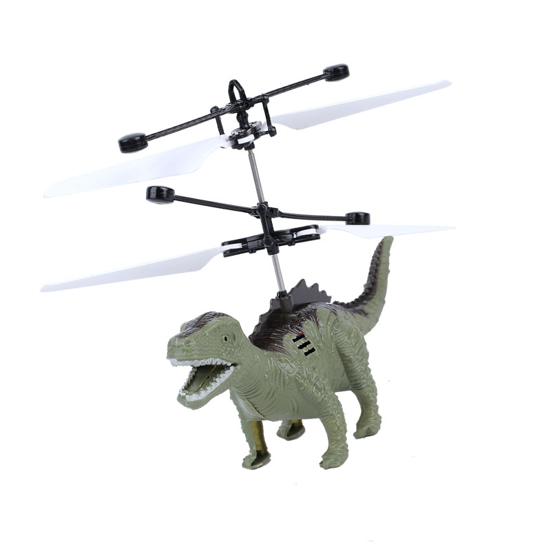 Simulated dinosaur green induction aircraft