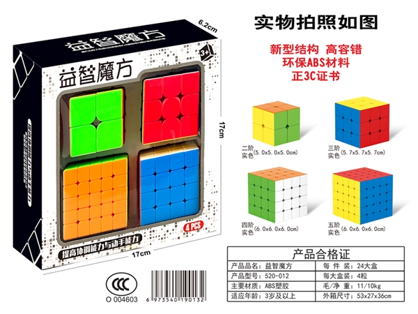 Order 2 / 3 / 4 / 5 Rubik’s Cube