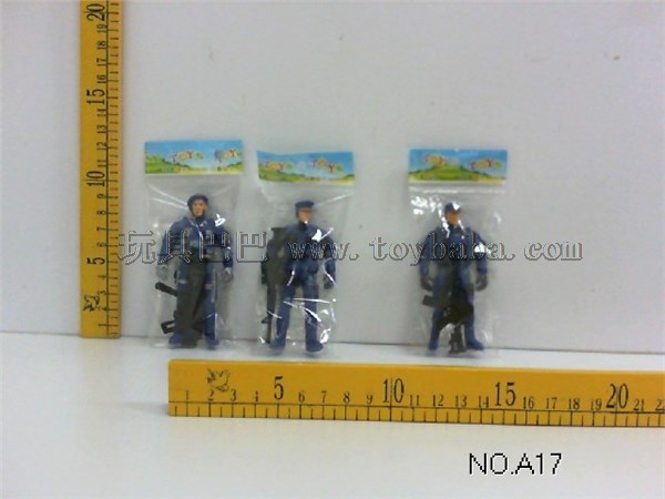 Police set of military toys