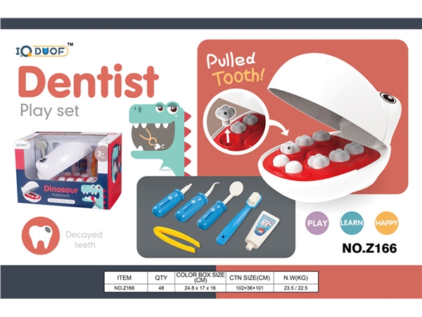 Dinosaur dentist family toys