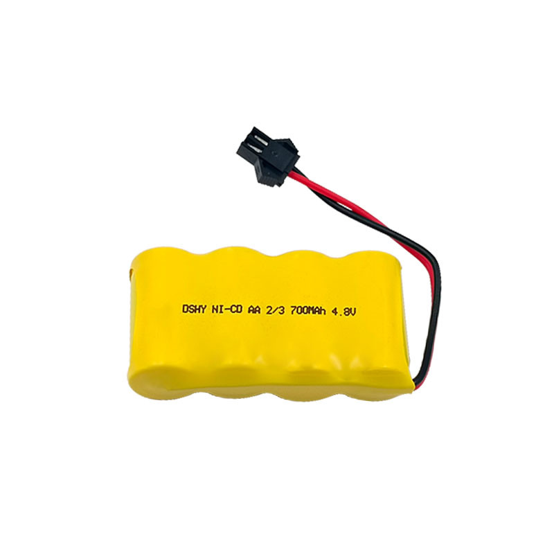 4.8V 700mah No. 5 yellow nickel cadmium battery