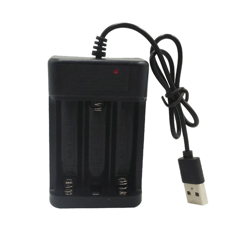 3-slot connector USB charger charging box
