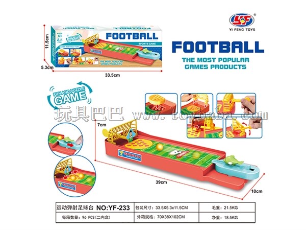 Sports ejection football table