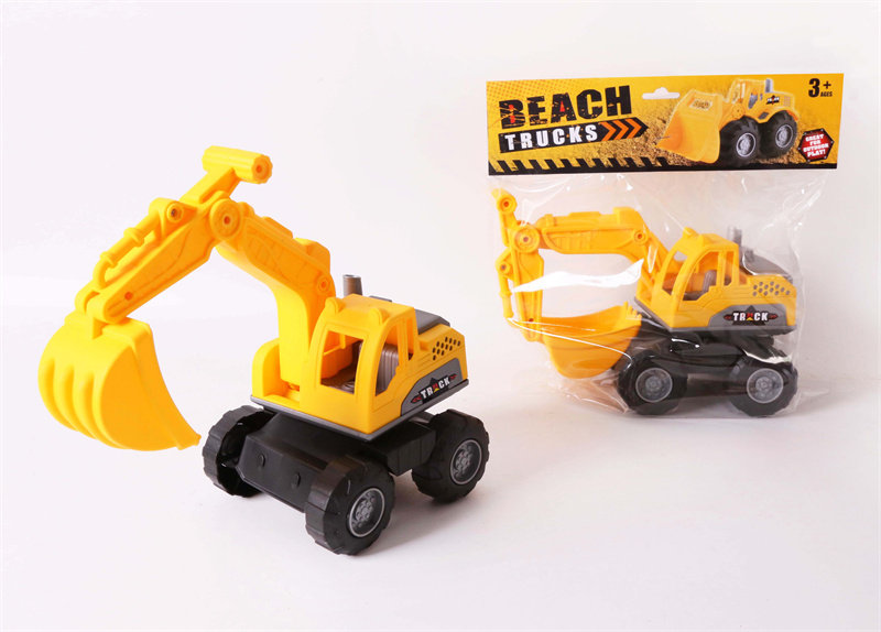 中号工程车 沙滩工程车玩具