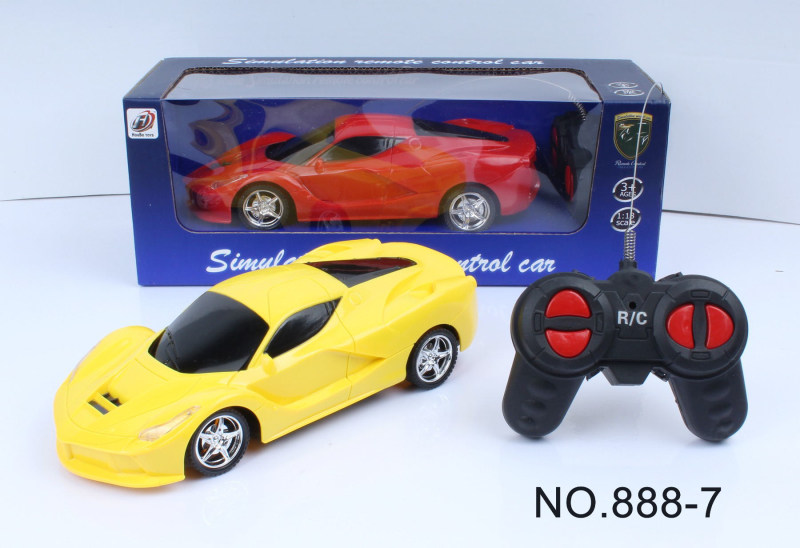 1：18法拉利拉法灯光仿真遥控车（4通）