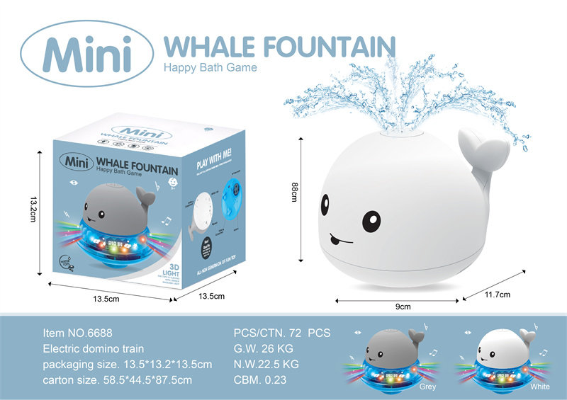 鲸鱼水球+底座戏水玩具洗浴玩具