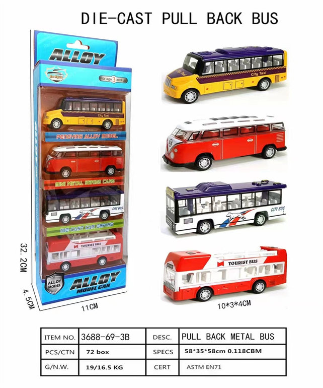 4metalbuses,2doorsopen,pullback