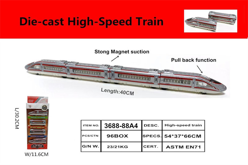 metalhigh-speedrail,withpullback,magnetism