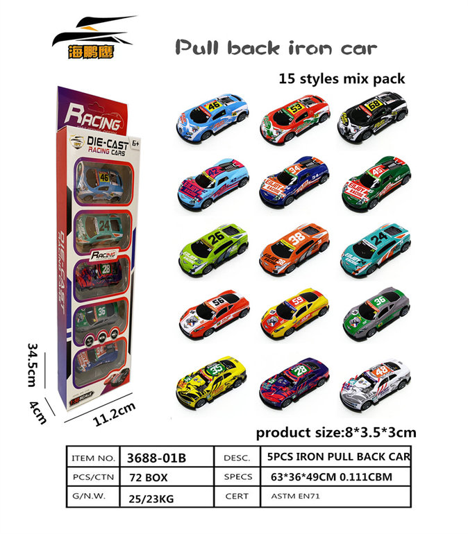 5metalcars,pullback