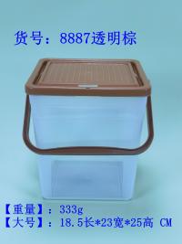 收纳盒 收纳箱 永汇乐塑料制品厂 透明棕
