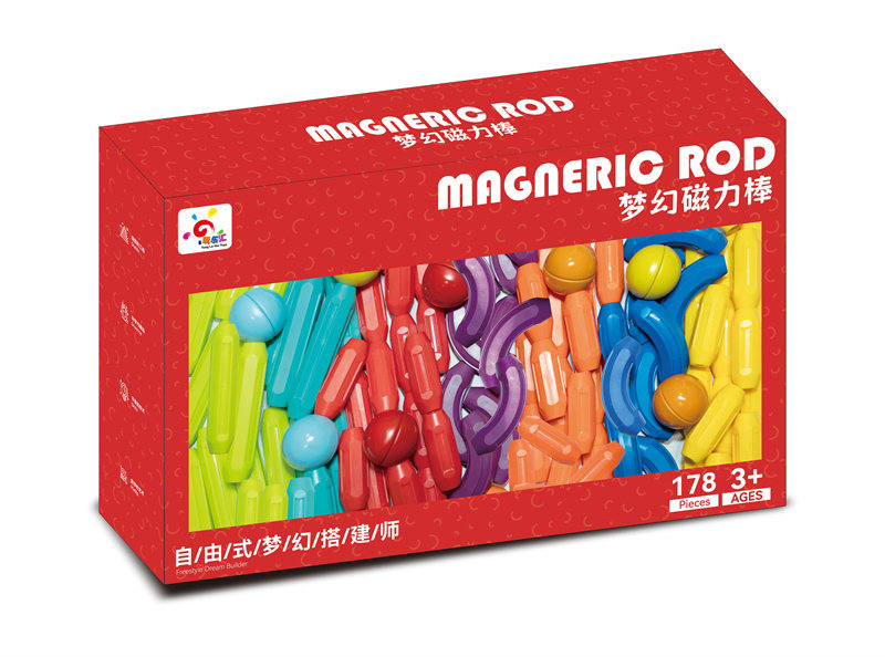 梦幻磁力棒168PCS磁力棒玩具积木玩具益智玩具