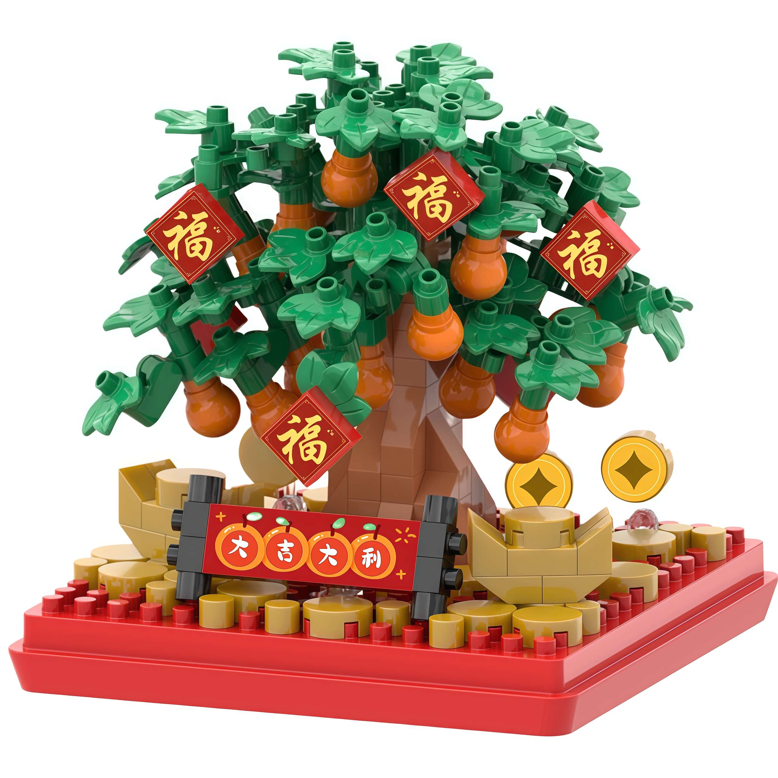 大桔大利积木304PCS益智玩具积木玩具_091241201