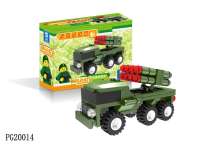 品格 军用导弹车  兼容乐高积木玩具