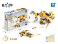 新品 品格积木K22-7星际机甲 中文展示盒 儿童益智 8款混装