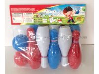 8寸PVC环保透明保龄球套装玩具