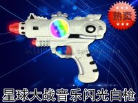 厂家直销 星球大战热销太空枪声七彩炫光玩具枪 NO.8647