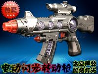 厂家直销 电动闪光转动枪 太空枪 NO.8835-2 热销儿童玩具