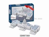 3D拼图美国国会大厦 132PCS