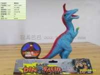 搪胶青岛龙 搪塑恐龙玩具
